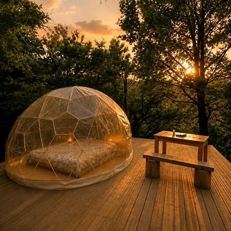 럭셔리텐트 Tipi Nature A L'ombre Des Tilleuls A En Cevennes - Animaux Ferme *